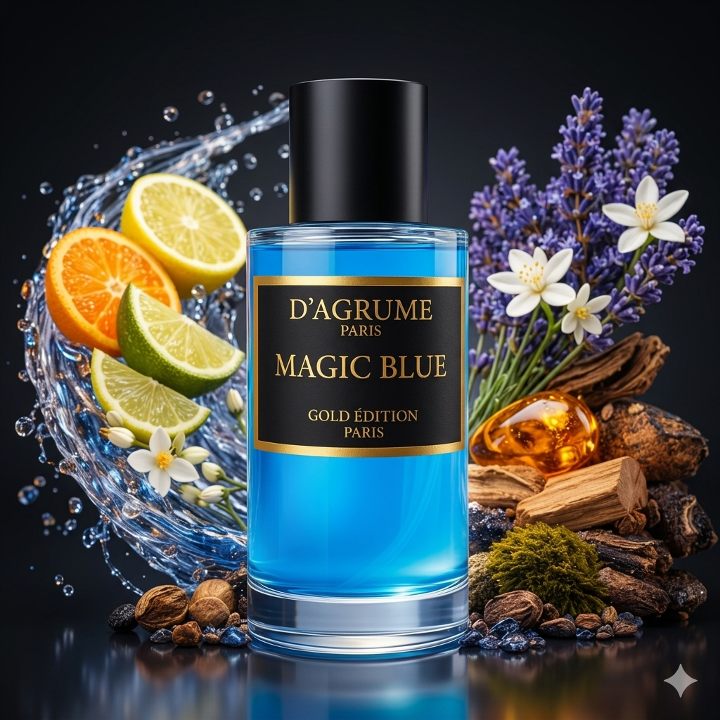 D'AGRUME PARIS-Private COLLECTION GOLD EDITION - MAGIC BLUE 50ML perfume water-unisex