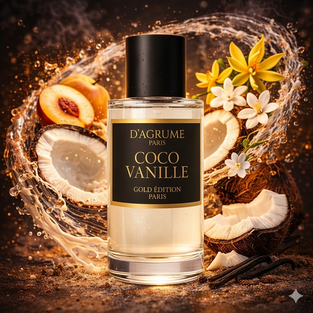 D'AGRUME PARIS-Private COLLECTION GOLD EDITION-coconut vanilla water perfume-for women